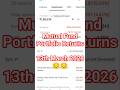 My Mutual Fund Portfolio Review | 13th March 2026 | Groww App SIP Update #stockmarket #sip #growth