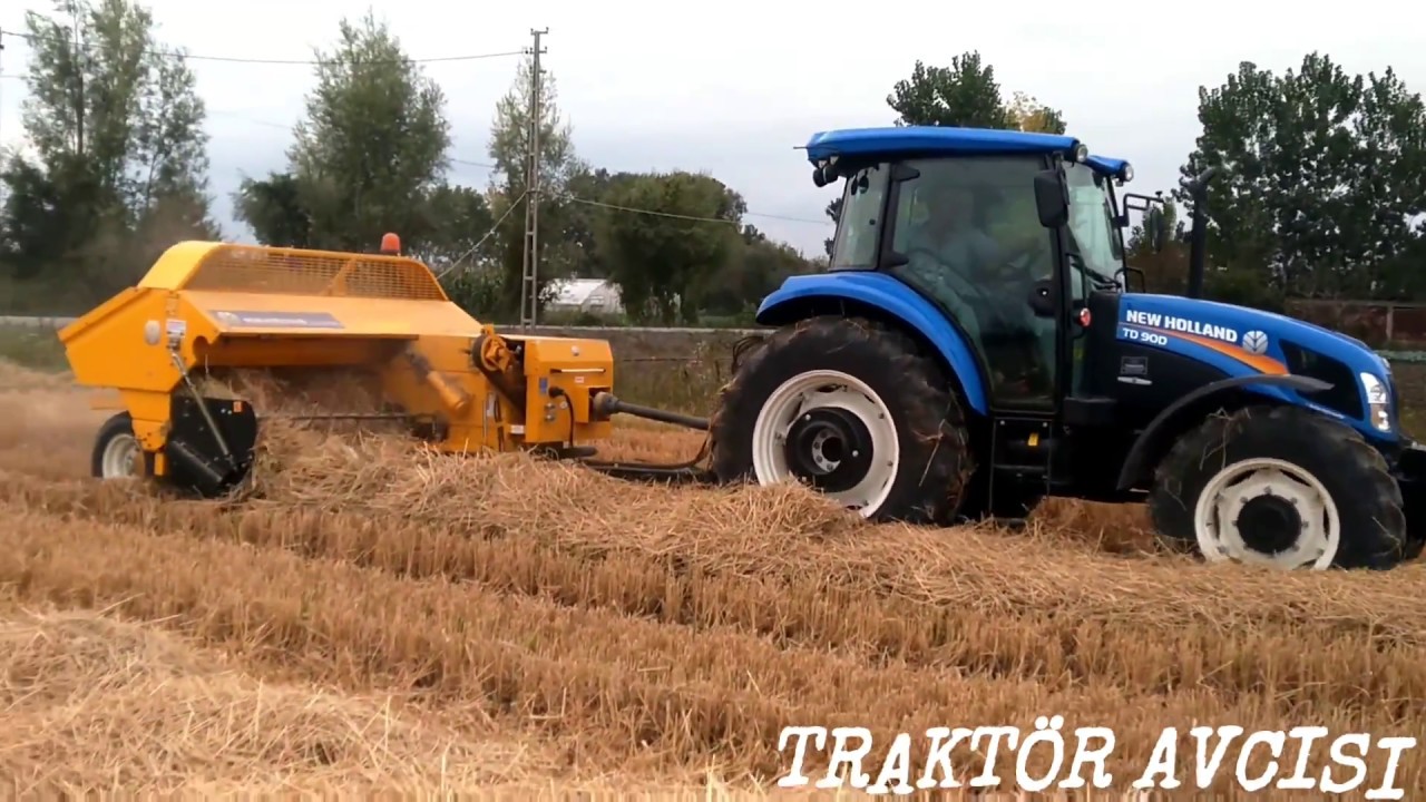 New Holland TD 90 + New Holland BC 5050 HB Çeltik Balyası