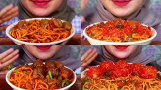 #03 Request KOMPILASI MUKBANG AIRA ASMR MIE AYAM SIRAM SAMBEL MERCON 🔥