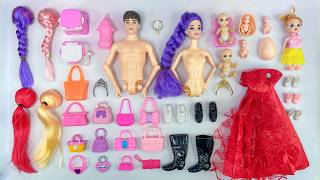 11 Minutes Satisfying with Unboxing Barbie Family Playset, Doll Dressup Set Toys ASMR | Review Toys