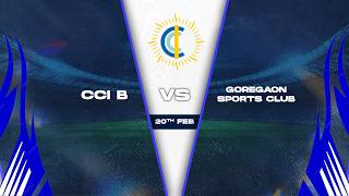 Young Comrade Shield Match: Day-1 | CCI A vs National CC | At Cricket Club Of India 2026