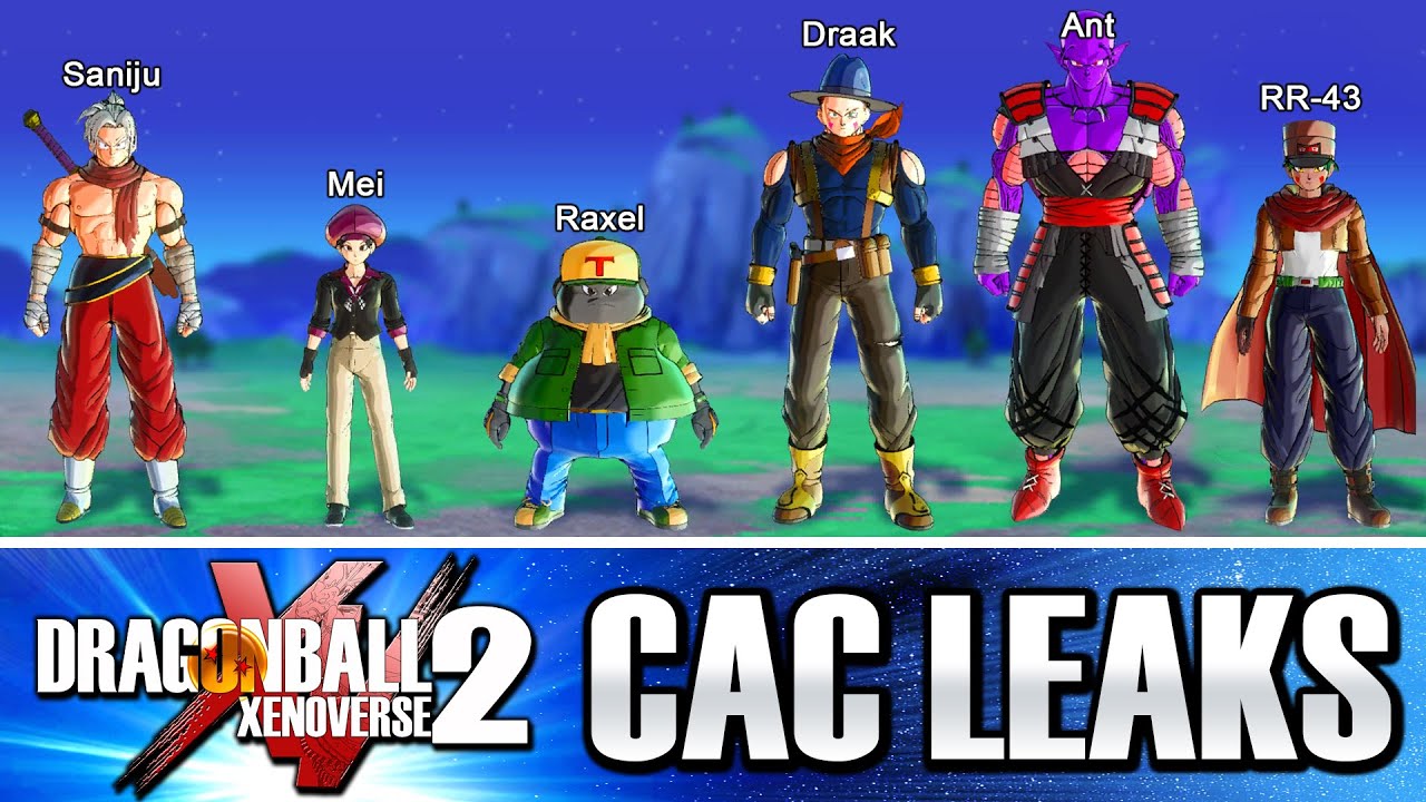 NEW XENOVERSE 2 CAC LEAKS Dragon Ball Xenoverse 2 DLC 14 Fashion 
