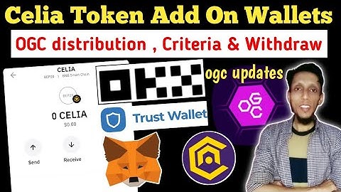 How To Add Celia Contract Address On Wallet | OGC Network Update | Celia Mining App New Update