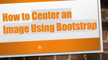 How to Center an Image Using Bootstrap