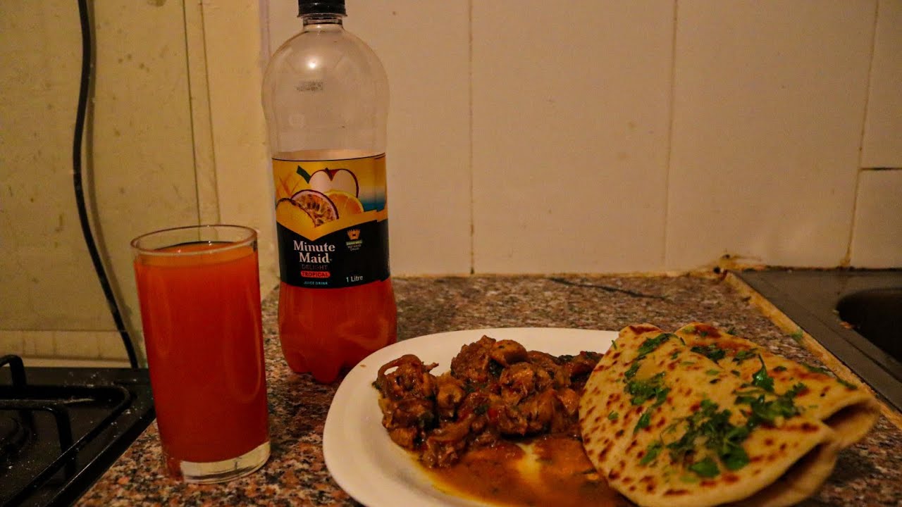 Naan Bread with Chicken and Orange Minute Maid - Archie's Kitchen Recipe 4