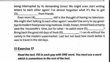 Multilevel reading part 1 exercise 16