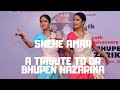 Snehe amar  dance by rimli talukdar and shruti bharadwaj  a tribute to dr bhupen hazarika