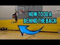 How to do a Behind the Back dunk! Dunk Lesson #5