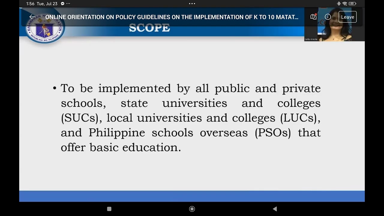 JCAI INSET Curriculum