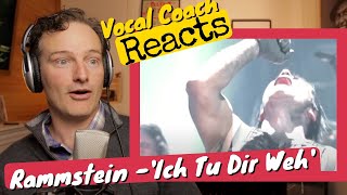 Vocal Coach REACTS - Rammstein 'Ich Tu Dir Weh' (LIVE)