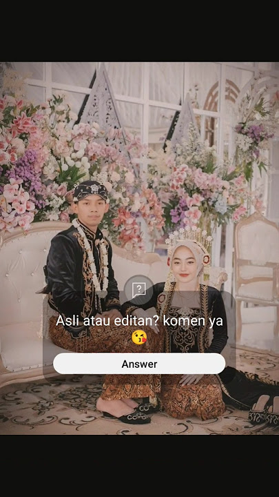 Mas Nemo GWSM nikah sama mbak Eka. Asli atau editan?🤵👰