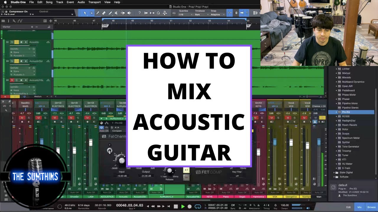 How To MIX ACOUSTIC GUITAR In Just 2 Steps - YouTube