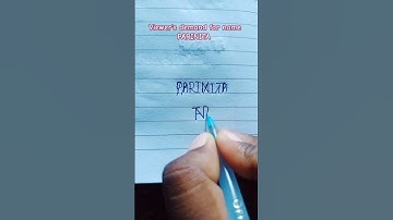 "PARINITA" name logomark for viewer