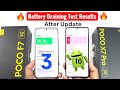 POCO F7 vs POCO X7 PRO Battery After Update Draining Test 🔥🔥🔥 #pocof7 #pocox7pro 