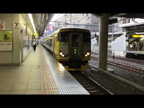 【500番台も踊り子転属予定】E257系500番台NB-19編成発車シーン