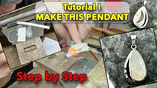 Learn How I Made This Sterling Silver Moonstone Pendant | Step-by-Step Tutorial