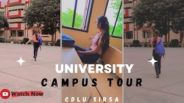 University Campus Tour😇 || CDLU Sirsa,Haryana ||University Life || Chaudhary Devi Lal University||