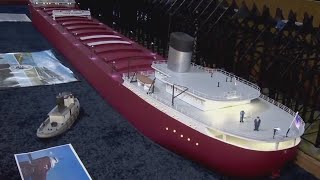 Arthur Anderson cargo ship replica at Twin Cities Model Railroad Museum