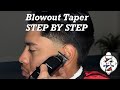 Blowout taper  barber tutorial