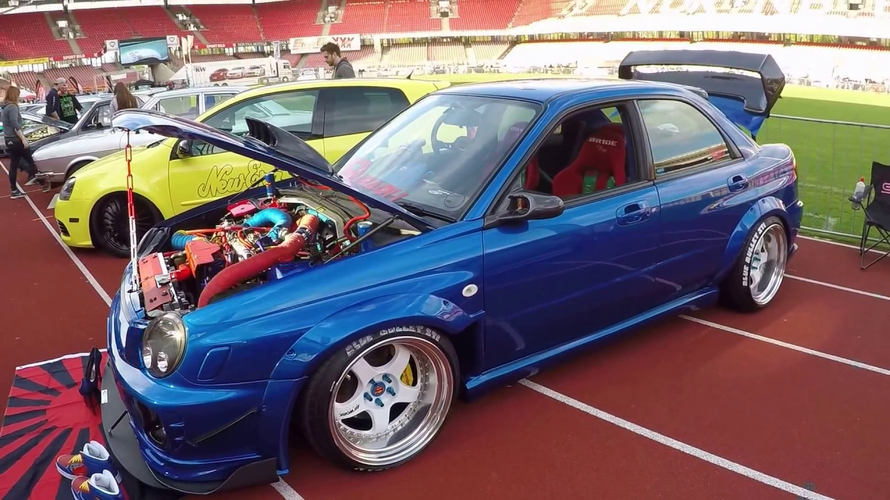 Subaru Impreza Wrx Sti Superman Tuning Show Car Walkaround Interior