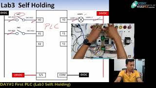 PLC EP#2 PLC Programming Self Holding ด้วย GX work2 Mitsubishi