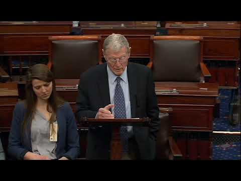 Inhofe Speaks On Senate Floor In Support Of Life Youtube