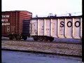 Southern railway power leading train 171 at spartanburg sc with a caboose on the rear 1989