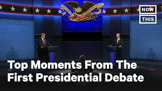 Top Moments from the First Presidential Debate: Donald Trump vs. Joe Biden | NowThis