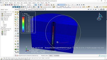 Simulation end bearing capacity of a pile under rapid load in Abaqus