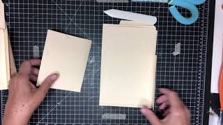 Altered File Folder with Front Flip