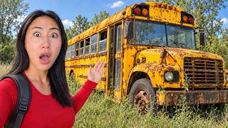 I FOUND AN ABANDONED SCHOOL BUS!!