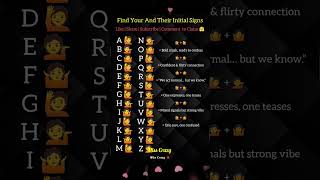 Find Your And Their Initial Signs 👻 #love #trending #ytshorts #shorts #viral
