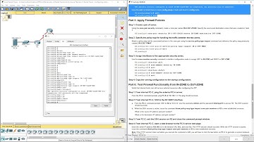 CCNA Security v2 – Lab - 4.4.1.1 - Configuring a Zone-Based Policy Firewall (ZPF)