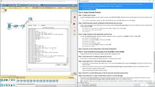 CCNA Security v2 – Lab - 4.4.1.1 - Configuring a Zone-Based Policy Firewall (ZPF) Net Worth