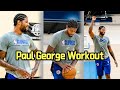 Paul george 2020 off season workout  footwork balance reading games