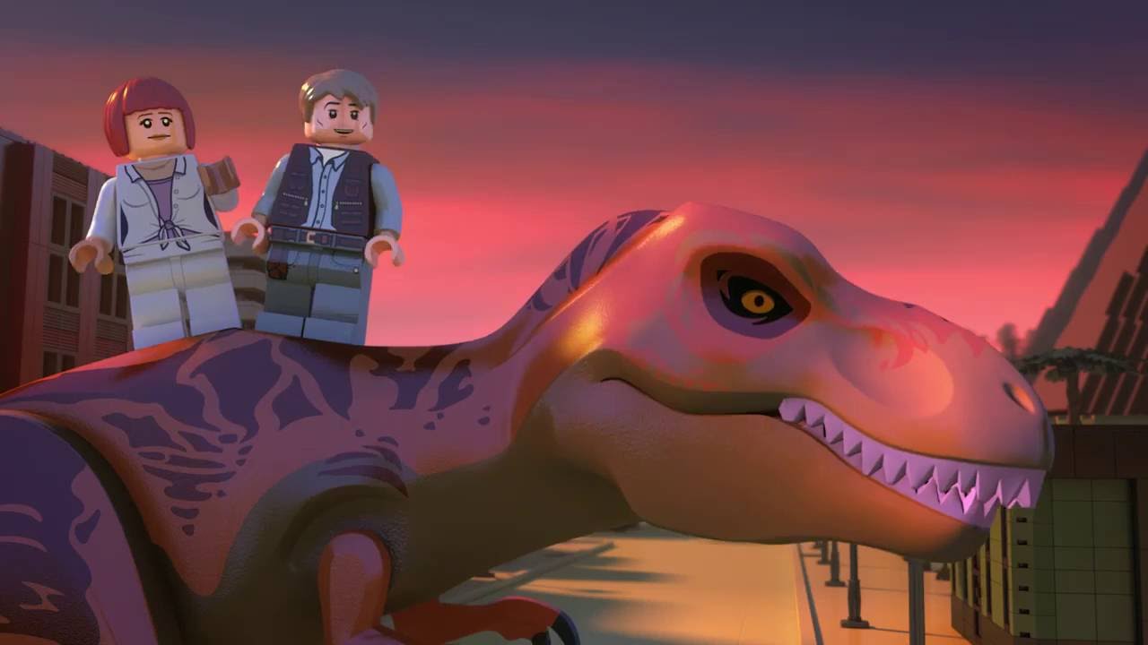 jurassic world lego cartoon