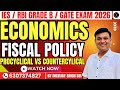 FISCAL POLICY &amp; ITS TYPES FOR IES, RBI GRADE B, GATE EXAM 2026 | EXPLAINED BY DIGVIJAY SIR|