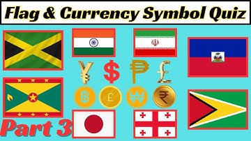 Guess The Flag Name & Currency Symbol Quiz Part 3 | Quiz Maker