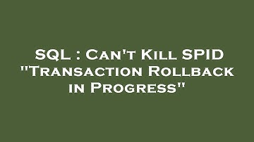 SQL : Can