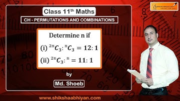 Q2 Determine n if: - #CBSE Class 11 Maths