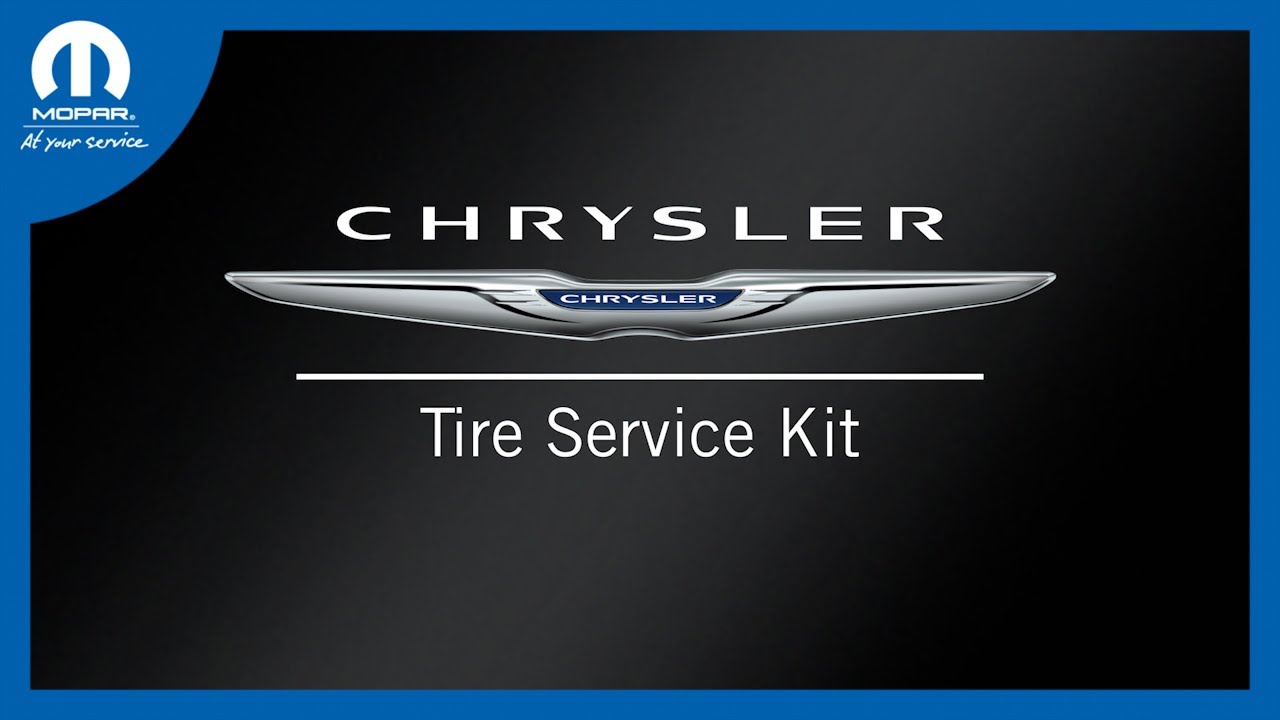 Tire Service Kit | How To | 2026 Chrysler Pacifica & Voyager
