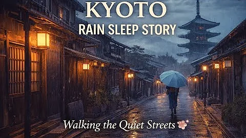 Kyoto Hanami Sleep Story 🌸 Cherry Blossoms & Ancient Japan | Gentle Relaxation