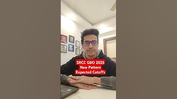 SRCC GBO 2025 Expected Cutoffs | Pattern Changed | Mock Zone #youtube #shorts #mockzone