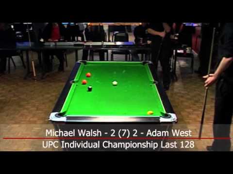 Last 128 - Michael Walsh v Adam West - UPC BUCS 8-Ball 2011