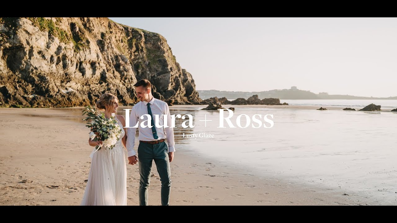 Laura + Ross | Gorgeous Lusty Glaze Wedding | Newquay Wedding Film