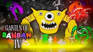 Garten of Banban 4 - ALL BOSSES   ENDING Meeting with GOLD  (Gameplay #5)