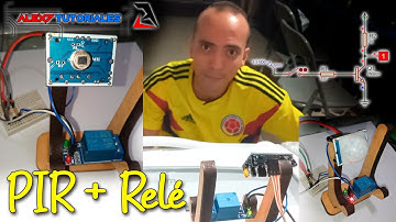 Sensor PIR y Módulo Relé - Conexión SIN ARDUINO ⚡