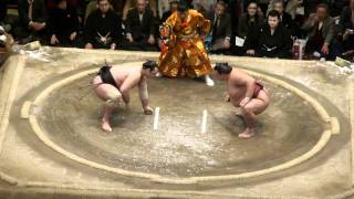 20120122 大相撲初場所千秋楽稀勢の里vs琴欧洲