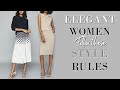 7 STYLE Rules of an ELEGANT Woman | Fashion Over 40