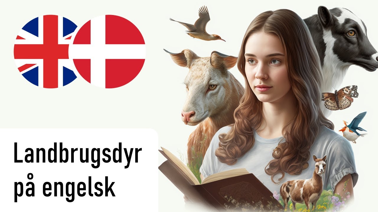 Landbrugsdyr på engelsk (Kvindestemme)